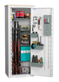 Nor-Lyx HL1000 Gun cabinet for 8 guns with internal shelf 