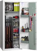 Nor-Lyx HL2000 Gun cabinet for 10 guns with internal shelf 