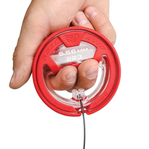 Bore Boss® kotelo toimii kahvana narua vedettäessä piipun läpi