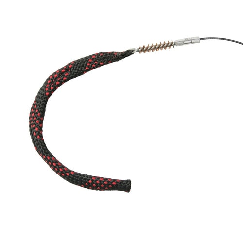 Bore Boss® puhdistusnaru lähellä, fosforipronssiharja ja punottu puhdistusnaru näkyvissä