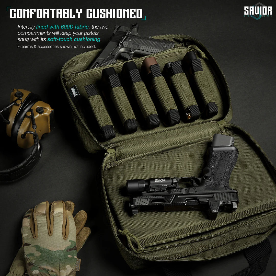 Savior Equipment Specialist Double Pistol Case