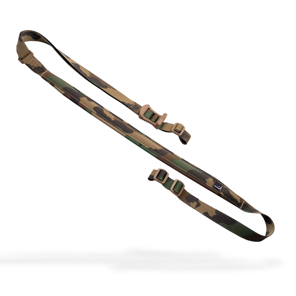Qela Sling Woodland – kestävä aseenkantohihna, valmistettu Yhdysvalloissa
